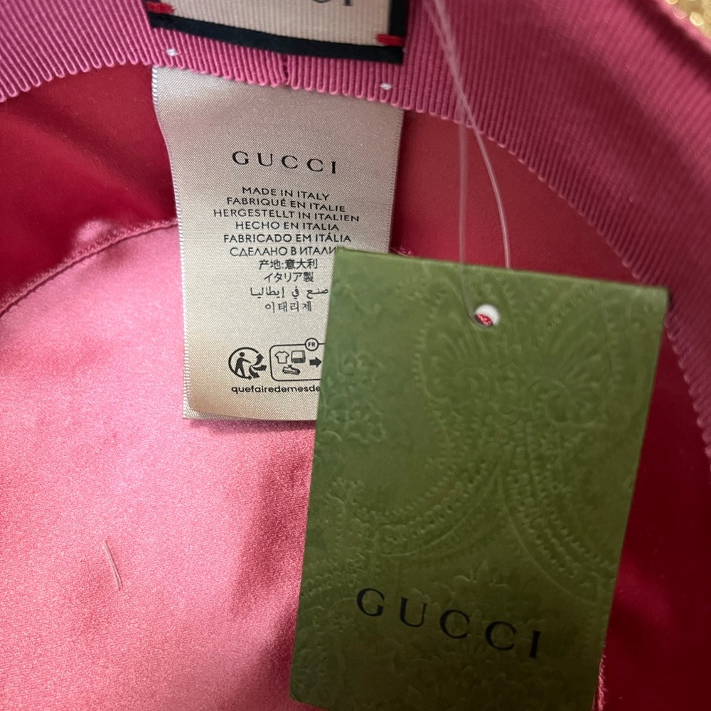Auth Gucci lame straw hat - Picture 5 of 10